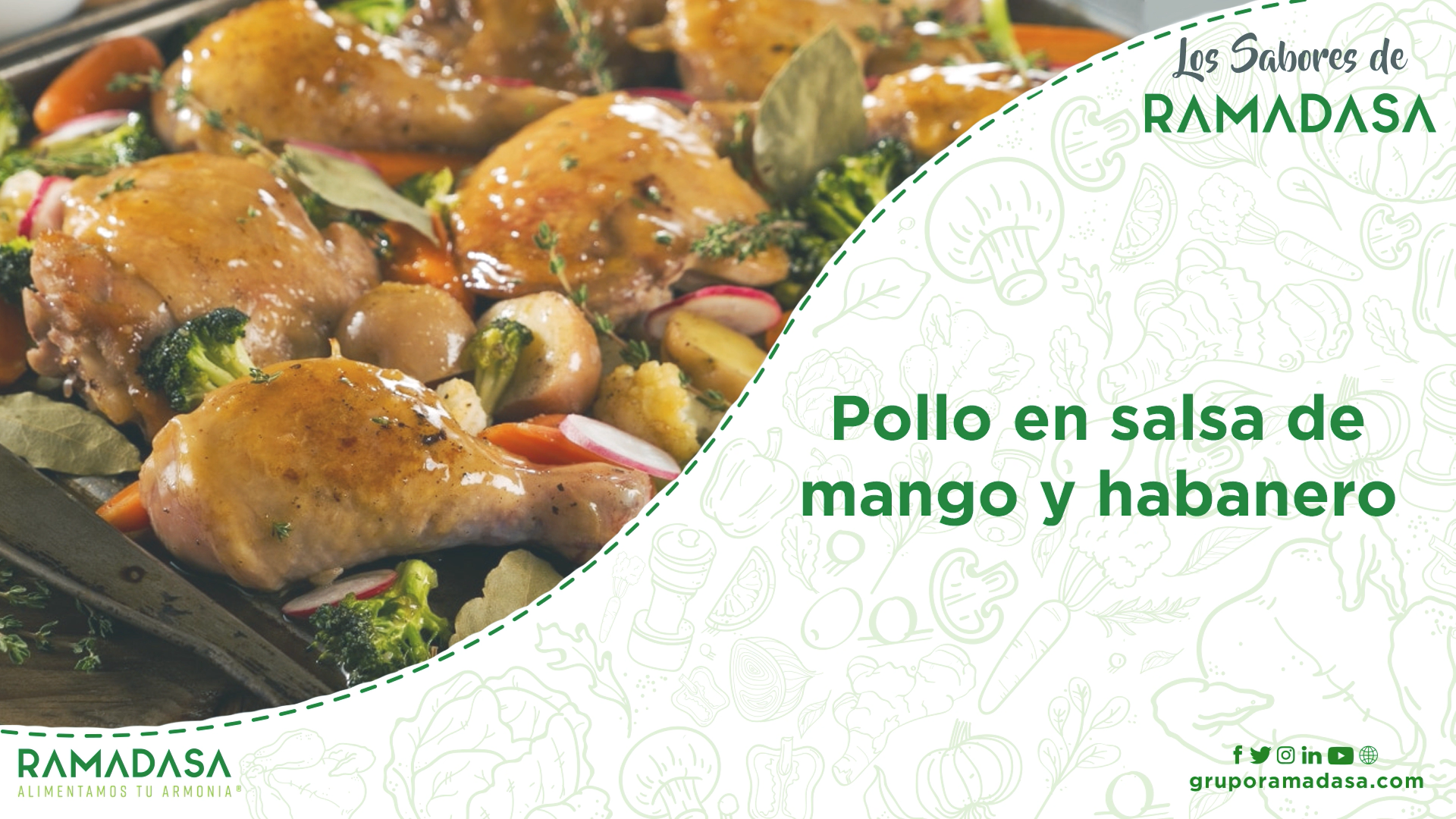pollo en salsa habanero