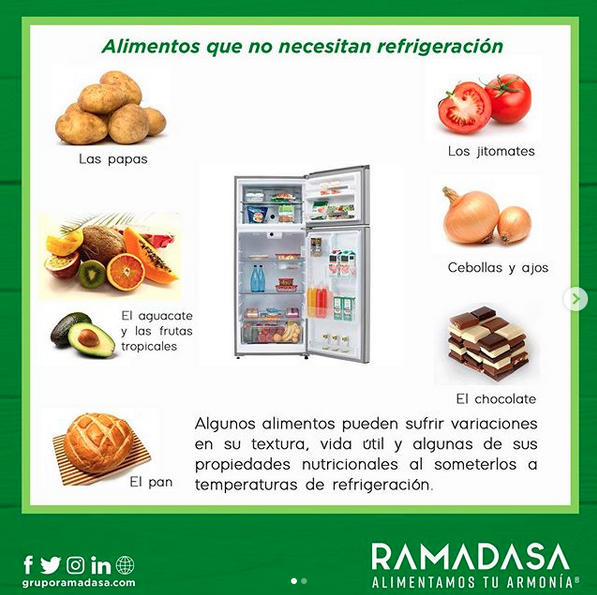 No refrigeración